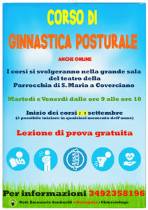 Corso di ginnastica posturale Firenze