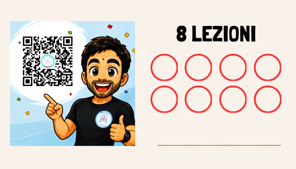 corsi di gruppo 8 Card da 8 lezioni di ginnastica posturale di gruppo